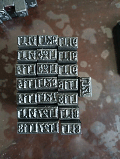 Hand-held Steel Stamps